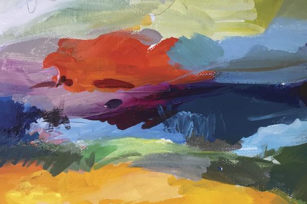 PopArt painting - Country (118_1_008)