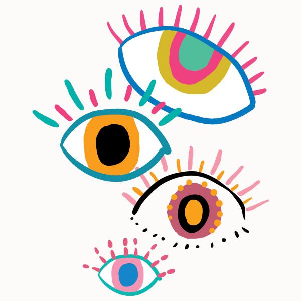 Painting - Eyes (121_3_008)