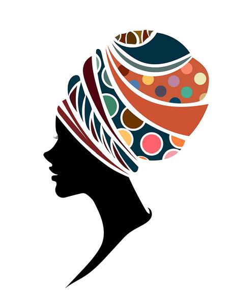 African woman with turban 2 (121_2_003)